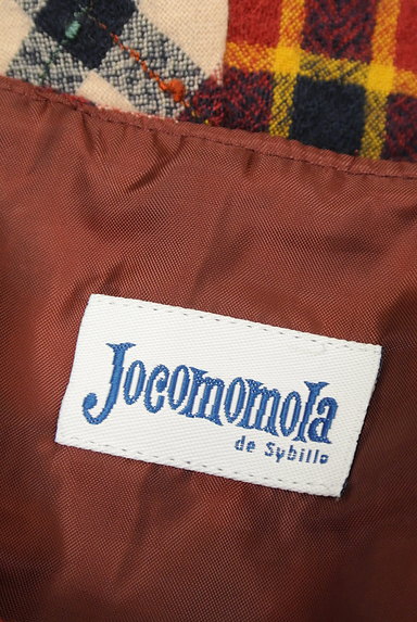 Jocomomola（ホコモモラ）の古着「切替チェック柄フレアスカート（スカート）」大画像６へ