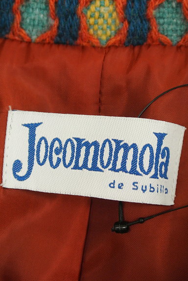 Jocomomola（ホコモモラ）の古着「マルチドット丸襟ロングコート（コート）」大画像６へ