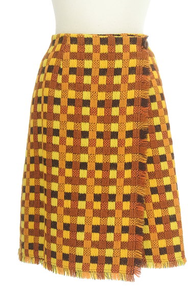 Sybilla（シビラ）の古着「レトロチェック柄ウールスカート（スカート）」大画像１へ