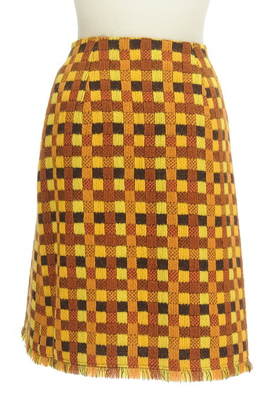 Sybilla（シビラ）の古着「レトロチェック柄ウールスカート（スカート）」大画像２へ