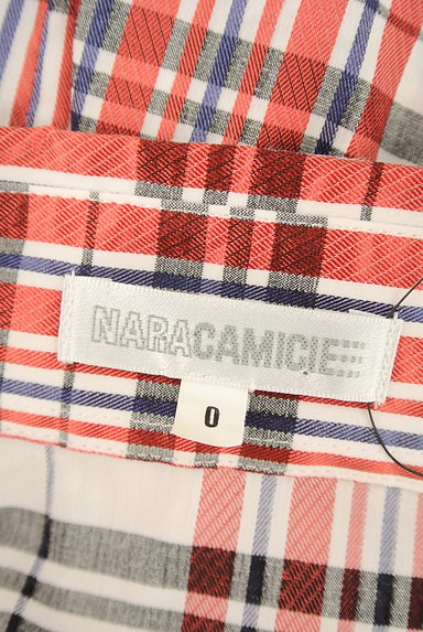 NARA CAMICIE（ナラカミーチェ）の古着「美シルエット七分袖フリルブラウス（ブラウス）」大画像６へ