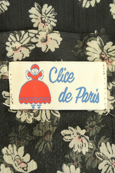 Clice de Paris（クリシェドゥパリス）の古着「花柄シフォンワンピース（ワンピース・チュニック）」大画像６へ