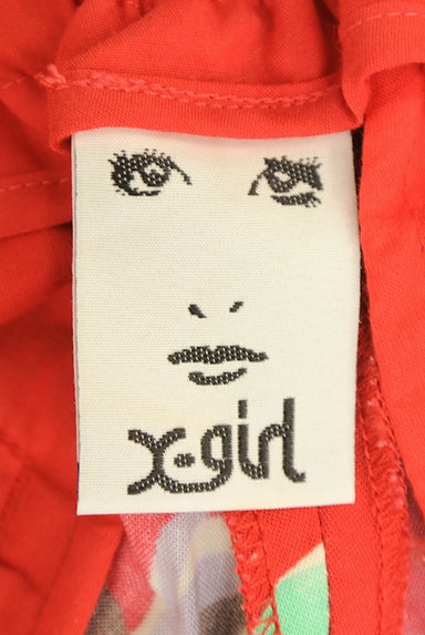 X-girl（エックスガール）の古着「ウエストリボン花柄テーパードパンツ（パンツ）」大画像６へ