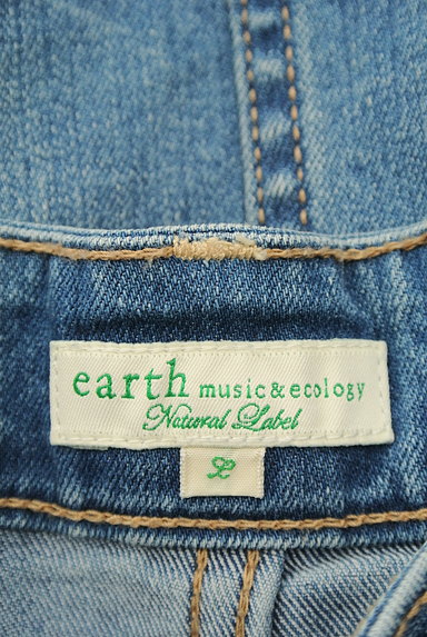 earth music&ecology（アースミュージック＆エコロジー）の古着「ミモレ丈タイトデニムスカート（スカート）」大画像６へ