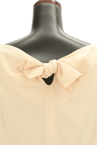 Couture Brooch（クチュールブローチ）の古着「バックシャンリボン半袖ワンピース（ワンピース・チュニック）」大画像５へ