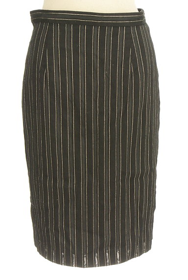 Rouge vif La cle（ルージュヴィフラクレ）の古着「シアー＆ラメストライプタイトスカート（スカート）」大画像１へ
