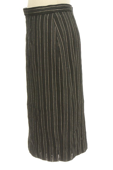 Rouge vif La cle（ルージュヴィフラクレ）の古着「シアー＆ラメストライプタイトスカート（スカート）」大画像３へ
