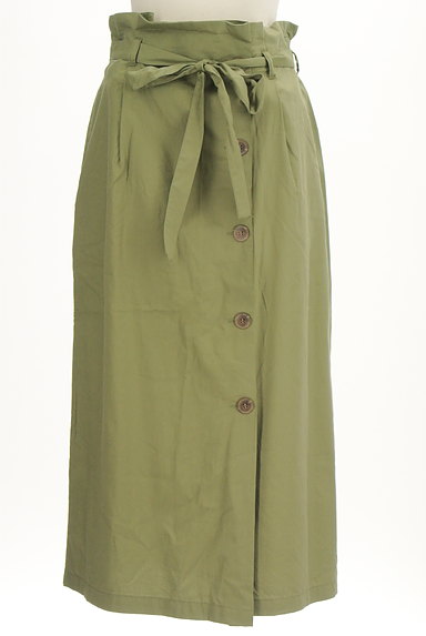 SM2（サマンサモスモス）の古着「ハイウエストタイトサロペットスカート（ロングスカート・マキシスカート）」大画像４へ