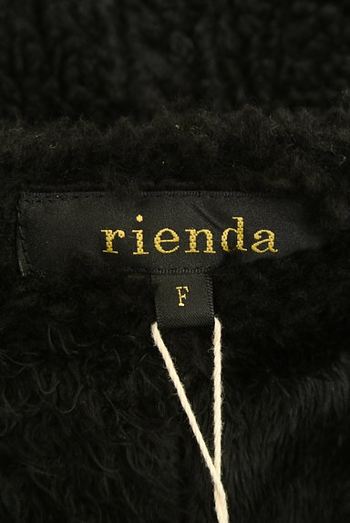 rienda（リエンダ）の古着「ノーカラーボアロングコート（コート）」大画像６へ