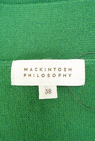 MACKINTOSH PHILOSOPHY（マッキントッシュ フィロソフィー）の古着「ドルマンコンパクトカーディガン（カーディガン・ボレロ）」大画像６へ