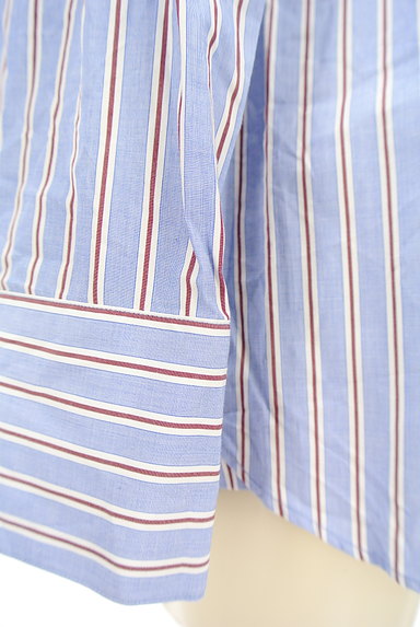INDIVI（インディヴィ）の古着「ストライプ柄カジュアルシャツ（カジュアルシャツ）」大画像５へ