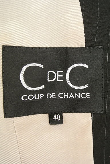COUP DE CHANCE（クードシャンス）の古着「ストライプ柄テーラードジャケット（ジャケット）」大画像６へ