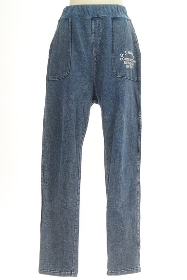 CUBE SUGAR（キューブシュガー）の古着「デニム風スウェットパンツ（パンツ）」大画像１へ