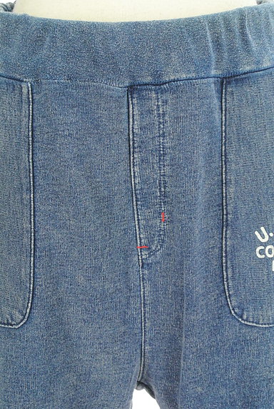 CUBE SUGAR（キューブシュガー）の古着「デニム風スウェットパンツ（パンツ）」大画像５へ