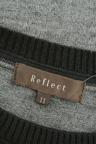 Reflect（リフレクト）の古着「ラグラン切替裾チュールニット（ニット）」大画像６へ