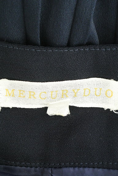 MERCURYDUO（マーキュリーデュオ）の古着「プリーツフレアキュロットパンツ（デニムパンツ）」大画像６へ