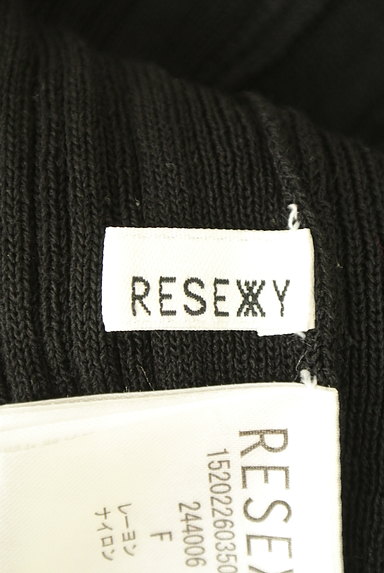 RESEXXY（リゼクシー）の古着「アシンメトリーリブニットタンクトップ（ニット）」大画像６へ