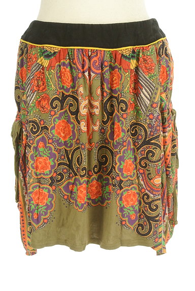 mash mania（マッシュマニア）の古着「アジアンエスニック柄ミニスカート（ミニスカート）」大画像１へ
