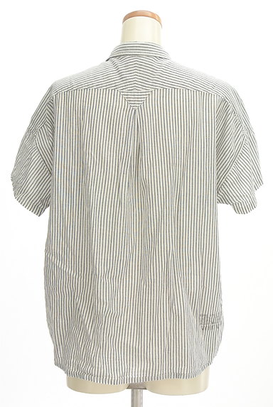 CUBE SUGAR（キューブシュガー）の古着「パッチワーク風カジュアルシャツ（カジュアルシャツ）」大画像２へ