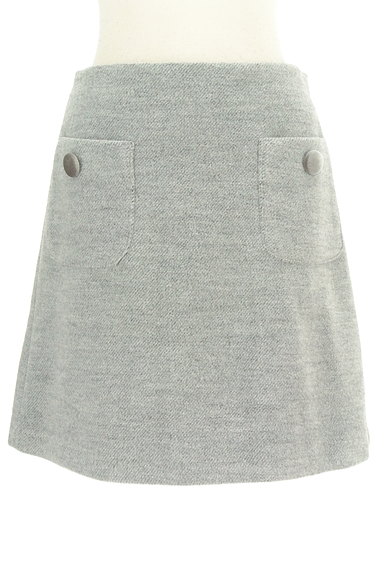 Couture Brooch（クチュールブローチ）の古着「ポケット付きウールフレアスカート（ミニスカート）」大画像１へ