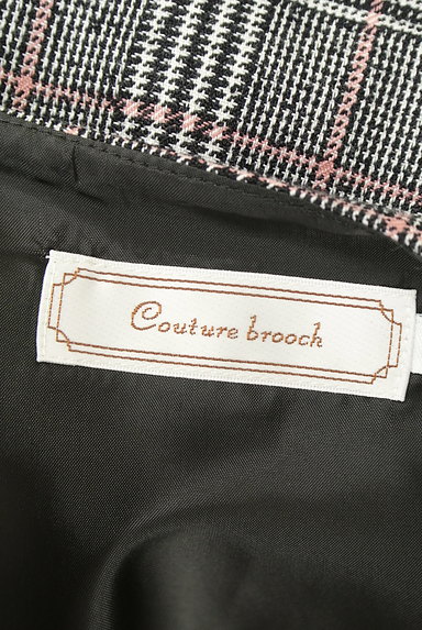 Couture Brooch（クチュールブローチ）の古着「チェック柄サロペット風ワンピース（ワンピース・チュニック）」大画像６へ