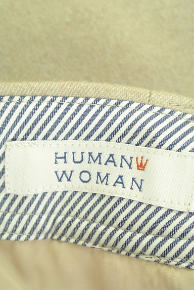HUMAN WOMAN（ヒューマンウーマン）の古着「セミワイドウールパンツ（パンツ）」大画像６へ