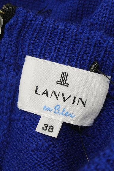 LANVIN en Bleu（ランバンオンブルー）の古着「サイド刺繍レース切替ニット（ニット）」大画像６へ