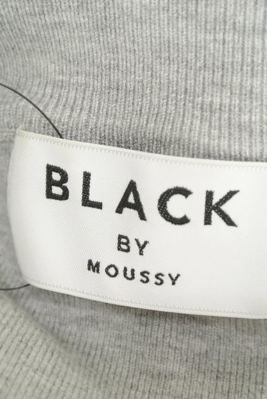 BLACK BY MOUSSY（ブラックバイマウジー）の古着「Ｖネックスウェット風ニット（ニット）」大画像６へ
