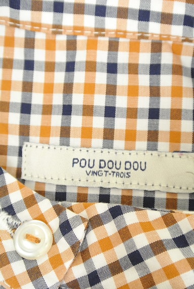 POU DOU DOU（プードゥドゥ）の古着「バンドカラーフリルブラウス（ブラウス）」大画像６へ