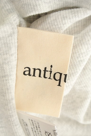antiqua（アンティカ）の古着「レーサーバック刺繍リブタンク（キャミソール・タンクトップ）」大画像６へ