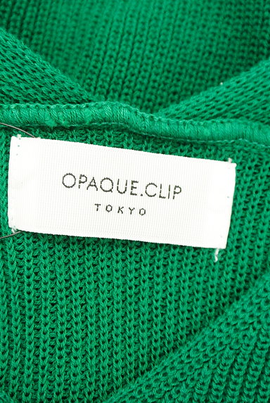 OPAQUE.CLIP（オペークドットクリップ）の古着「Ｖネックカラーサマーニット（ニット）」大画像６へ