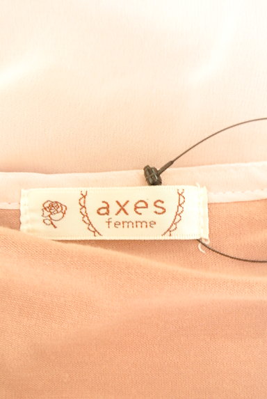 axes femme（アクシーズファム）の古着「ビジュー付き７分袖ドッキングワンピース（ワンピース・チュニック）」大画像６へ