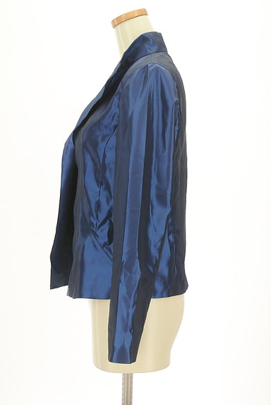 HIROKO BIS（ヒロコビス）の古着「艶ブルーライトジャケット（ジャケット）」大画像３へ