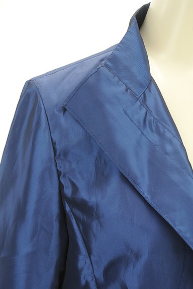 HIROKO BIS（ヒロコビス）の古着「艶ブルーライトジャケット（ジャケット）」大画像４へ