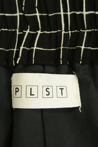 PLST（プラステ）の古着「手描きチェック柄テーパードパンツ（パンツ）」大画像６へ