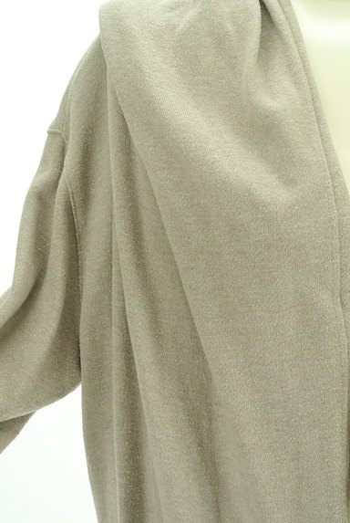 Ungrid（アングリッド）の古着「スエードリボンフード付きコート（カーディガン・ボレロ）」大画像４へ
