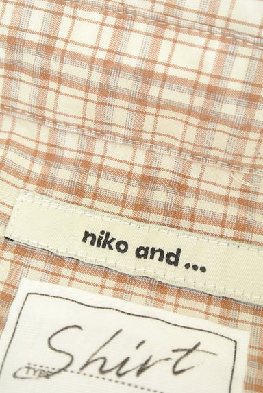 niko and...（ニコ アンド）の古着「チェック柄ワイドシャツ（カジュアルシャツ）」大画像６へ