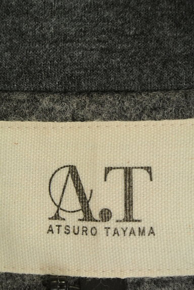 A.T（エーティー）の古着「フロントチェック柄ウールコート（コート）」大画像６へ