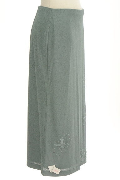 Sybilla（シビラ）の古着「ビーズ刺繍ミモレ丈スカート（ロングスカート・マキシスカート）」大画像４へ