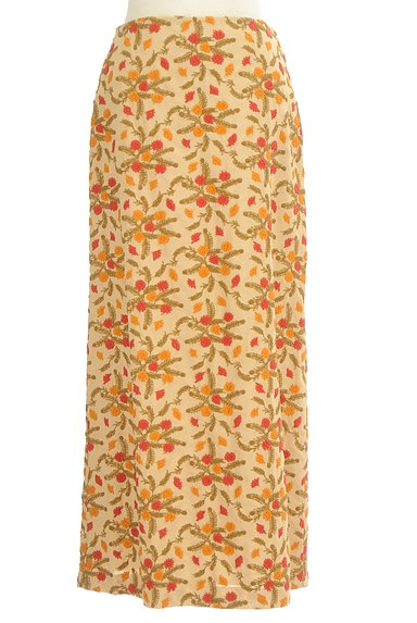 Sybilla（シビラ）の古着「花刺繍セミフレアマキシスカート（ロングスカート・マキシスカート）」大画像１へ