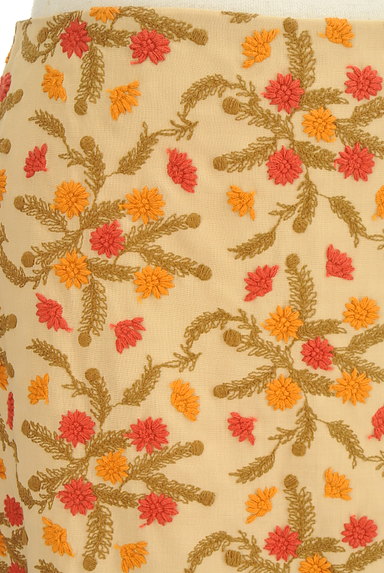 Sybilla（シビラ）の古着「花刺繍セミフレアマキシスカート（ロングスカート・マキシスカート）」大画像４へ