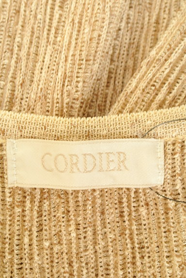 CORDIER（コルディア）の古着「楊柳風ミックスリブカーディガン（カーディガン・ボレロ）」大画像６へ