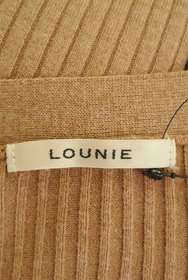 LOUNIE（ルーニィ）の古着「ウエストリボンロングリブカーディガン（カーディガン・ボレロ）」大画像６へ