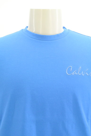 Calvin Klein（カルバンクライン）の古着「ワンポイントロゴカラーＴシャツ（Ｔシャツ）」大画像４へ