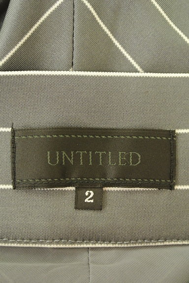 UNTITLED（アンタイトル）の古着「膝下丈斜めボーダースカート（スカート）」大画像６へ
