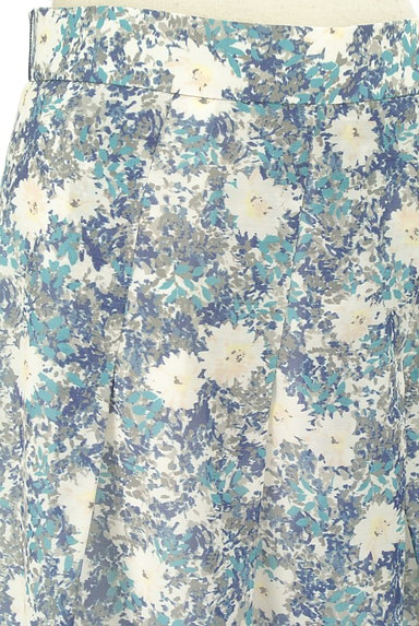 UNTITLED（アンタイトル）の古着「花柄フレアタックスカート（スカート）」大画像４へ