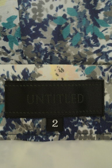 UNTITLED（アンタイトル）の古着「花柄フレアタックスカート（スカート）」大画像６へ