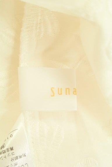 SunaUna（スーナウーナ）の古着「七分袖花刺繍コットンカットソー（カットソー・プルオーバー）」大画像６へ