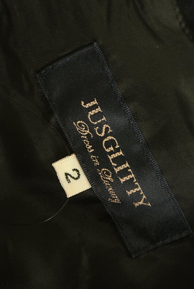 JUSGLITTY（ジャスグリッティー）の古着「裾フレアシンプルワンピース（ワンピース・チュニック）」大画像６へ