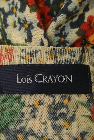 Lois CRAYON（ロイスクレヨン）の古着「花柄コンパクト７分袖カーディガン（カーディガン・ボレロ）」大画像６へ